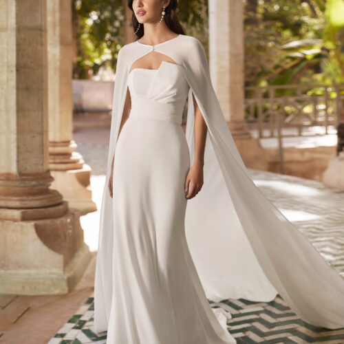 ADRIANA ALIER MODELO AFRICA ROSA CLARA ESSENCIA NOVIAS COLECCION 2024