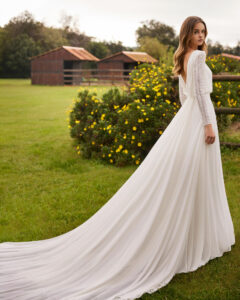 alma Novias coleccion 2026 modelo nagore rosa clara