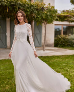 alma Novias coleccion 2026 modelo naitel rosa clara